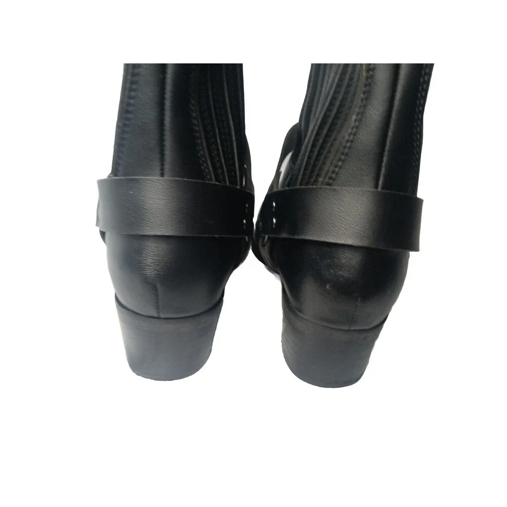 Good Guys DUKE Vegan Leather Cowboy Boots Mens Size 13 US /46 EU Black
